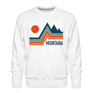 Premium Montana Sweatshirt - Men's Sweatshirt - white