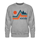 Premium Montana Sweatshirt - Men's Sweatshirt - heather grey