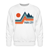 Premium Park City Sweatshirt - Men's Utah Sweatshirt - white