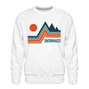 Premium Snowmass Sweatshirt - Men's Colorado Sweatshirt - white