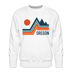 Premium Oregon Sweatshirt - Men's Sweatshirt - white