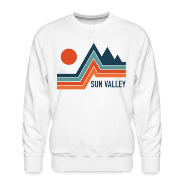 Premium Sun Valley Sweatshirt - Men's Idaho Sweatshirt - white