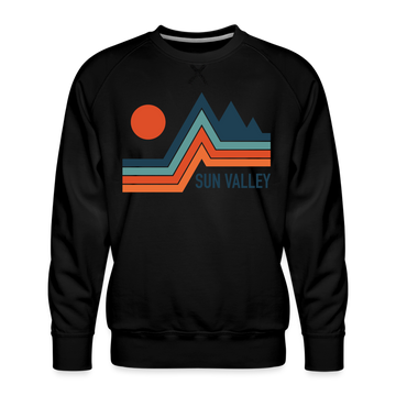 Premium Sun Valley Sweatshirt - Men's Idaho Sweatshirt - black