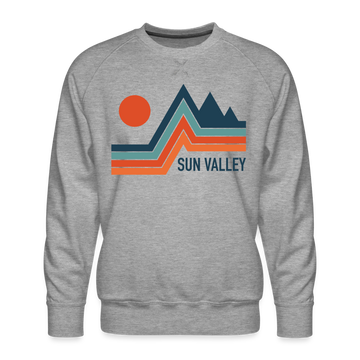 Premium Sun Valley Sweatshirt - Men's Idaho Sweatshirt - heather grey