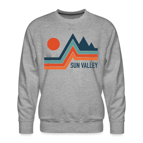 Premium Sun Valley Sweatshirt - Men's Idaho Sweatshirt - heather grey