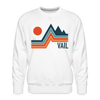 Premium Vail Sweatshirt - Men's Colorado Sweatshirt - white