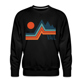 Premium Vail Sweatshirt - Men's Colorado Sweatshirt - black