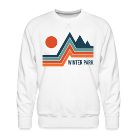 Premium Winter Park Sweatshirt - Men's Colorado Sweatshirt - white