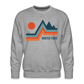 Premium Winter Park Sweatshirt - Men's Colorado Sweatshirt - heather grey