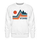 Premium Wyoming Sweatshirt - Men's Sweatshirt - white