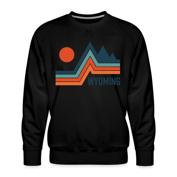 Premium Wyoming Sweatshirt - Men's Sweatshirt - black