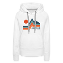 Premium Women's Asheville, North Carolina Hoodie - white