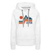 Premium Women's Aspen, Colorado Hoodie - white