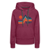 Premium Women's Banff, Canada Hoodie - burgundy