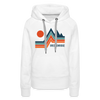 Premium Women's Breckenridge, Colorado Hoodie - white