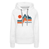 Premium Women's Crested Butte, Colorado Hoodie - white