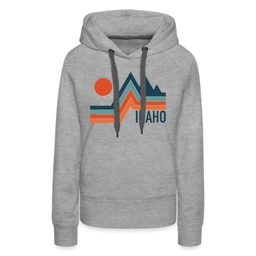 Premium Women's - Idaho Hoodie - heather grey