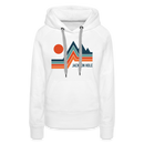 Premium Women's Jackson Hole, Wyoming Hoodie - white