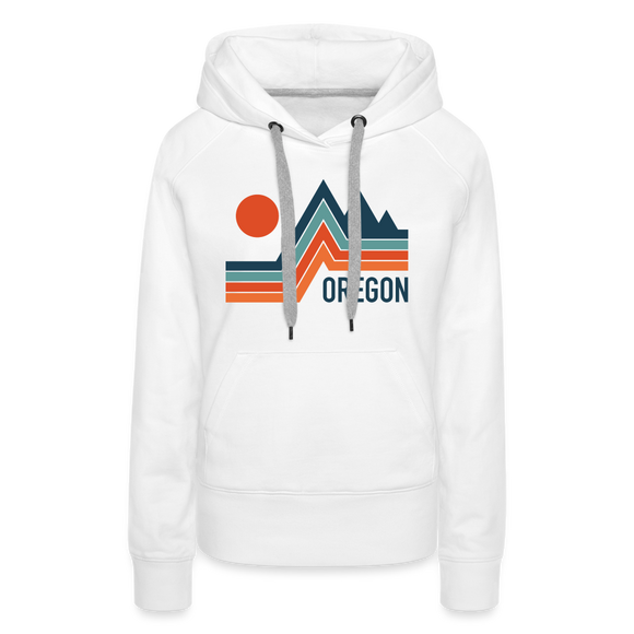 Premium Women's - Oregon Hoodie - white