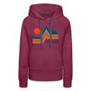 Premium Women's - Montana Hoodie - burgundy