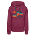 Premium Women's - Montana Hoodie - burgundy