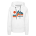 Premium Women's Sun Valley, Idaho Hoodie - white