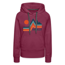 Premium Women's Sun Valley, Idaho Hoodie - burgundy