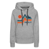 Premium Women's Sun Valley, Idaho Hoodie - heather grey