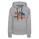 Premium Women's Sun Valley, Idaho Hoodie - heather grey