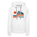 Premium Women's Truckee, California Hoodie - white