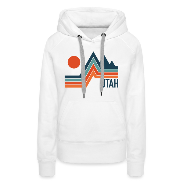 Premium Women's - Utah Hoodie - white