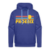 Premium Phoenix, Arizona Hoodie - Retro Sun Premium Men's Phoenix Sweatshirt / Hoodie - royal blue