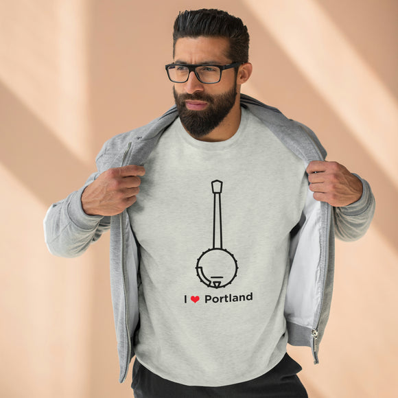 Premium Portland, Oregon Crewneck Sweatshirt - Retro Unisex Sweatshirt
