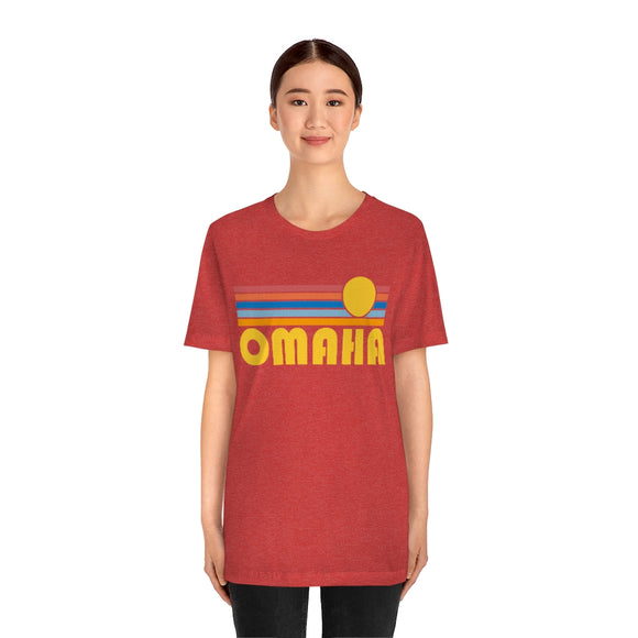 Omaha, Nebraska T-Shirt - Retro Sun Unisex Omaha T Shirt