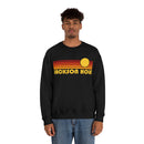 Jackson Hole, Wyoming Sweatshirt - Unisex Retro Sunset-11