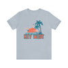 Key West, Florida T-Shirt - Retro Palm Tree & Beach Unisex Key West Shirt