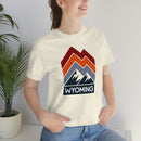 Wyoming T-Shirt - Retro Mountain Unisex Wyoming Shirt-33