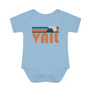 Vail Baby Bodysuit - Retro Mountain Vail, Colorado Baby Bodysuit-1