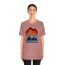 California T-Shirt - Retro Mountain Unisex California Shirt-20