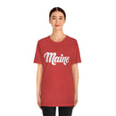 Maine T-Shirt - Hand Lettered Unisex Maine Shirt-28