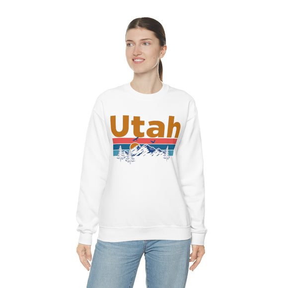 Utah Sweatshirt - Mountain & Birds Unisex