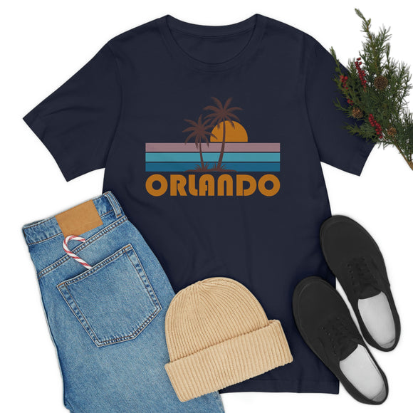 Orlando, Florida T-Shirt - Retro Palm Tree Unisex Orlando Shirt