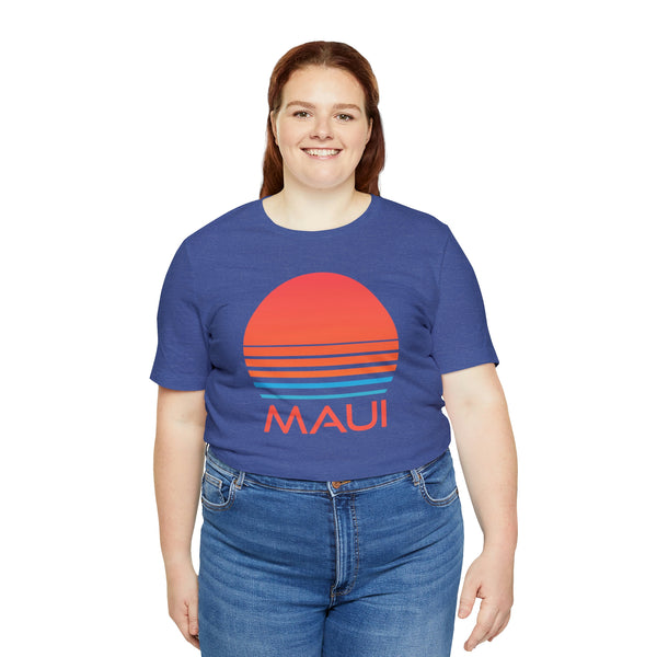 Maui, Hawaii T-Shirt - Retro 80s Unisex Maui Shirt