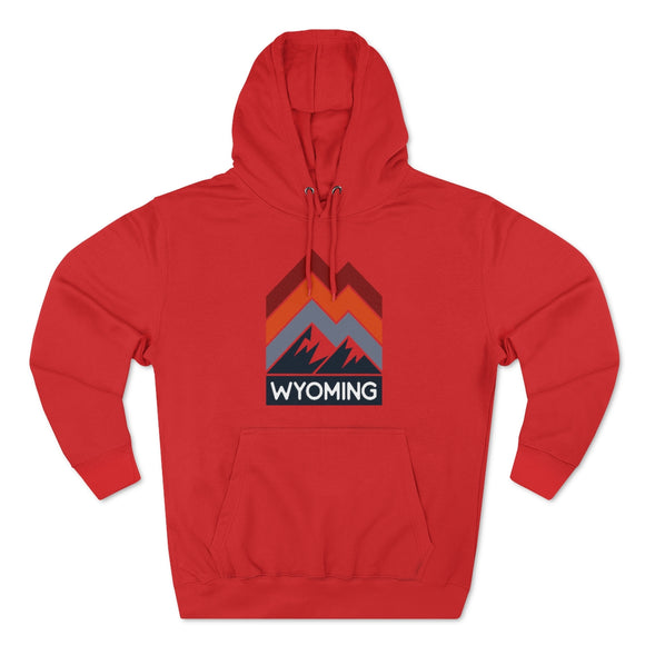 Premium Wyoming Hoodie - Retro Unisex Sweatshirt