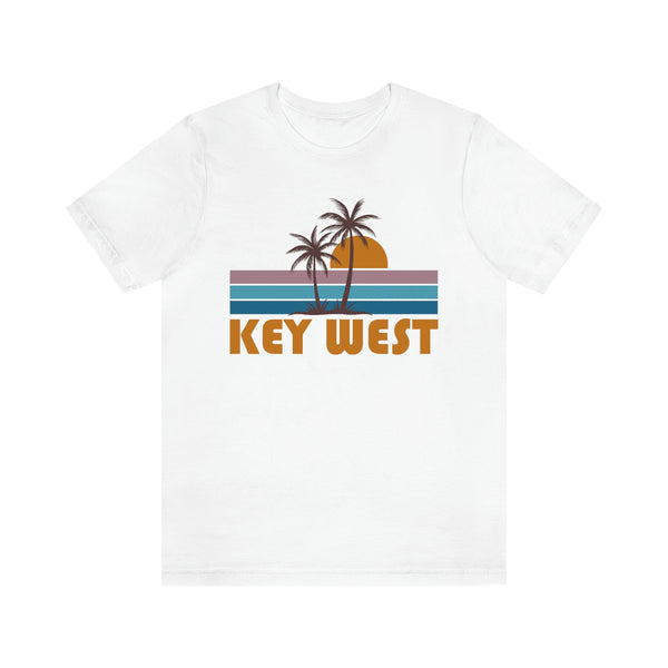 Key West, Florida T-Shirt - Retro Palm Tree Unisex Key West Shirt