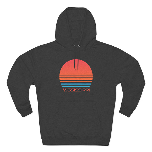 Premium Mississippi Hoodie - Retro 80s Unisex Sweatshirt