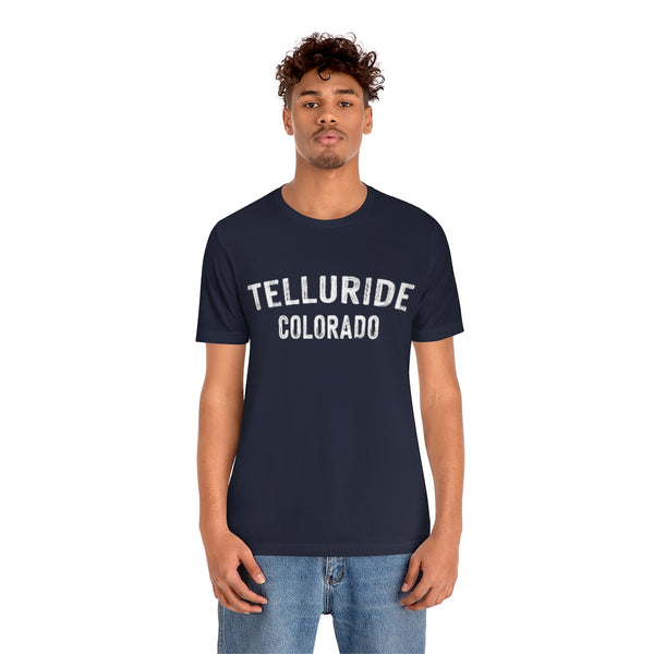 Telluride, Colorado Shirt - Paint Text Unisex Telluride T-Shirt