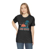 Long Beach, California T-Shirt - Retro Palm Tree & Beach Unisex Long Beach Shirt