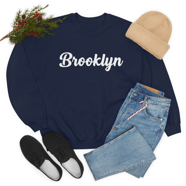 Brooklyn, New York Sweatshirt - Retro Sunset Unisex