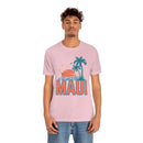 Maui, Hawaii T-Shirt - Retro Palm Tree & Beach Unisex Maui Shirt-68
